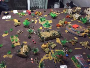 Miniature wargames I played in 2016 - Colonial Wargaming using Triumph & Tragedy