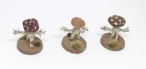 Lesser Myconids from Otherworld Miniatures top